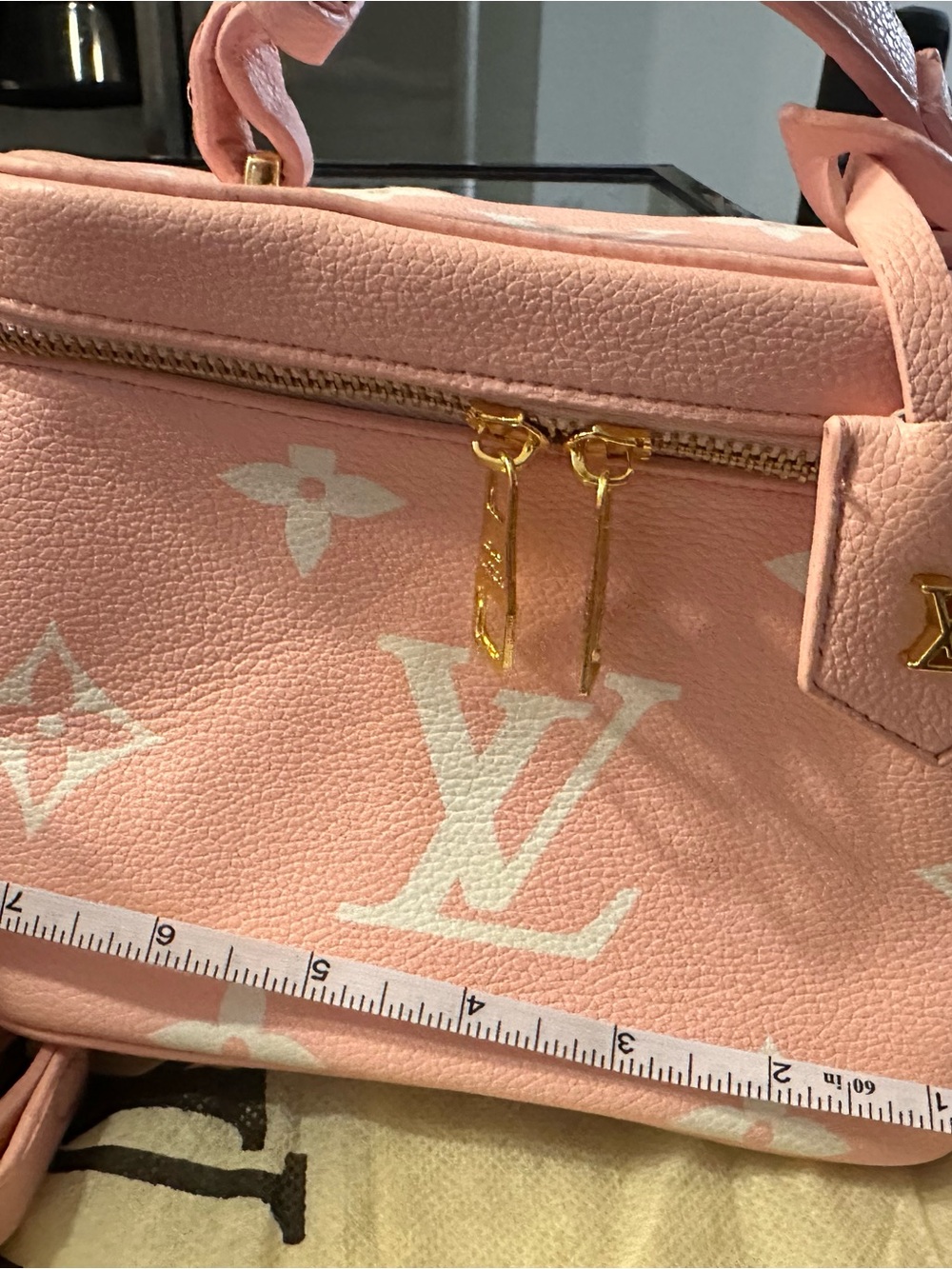 Pink Monogram Mini Vanity Crossbody - Picture 7 of 9